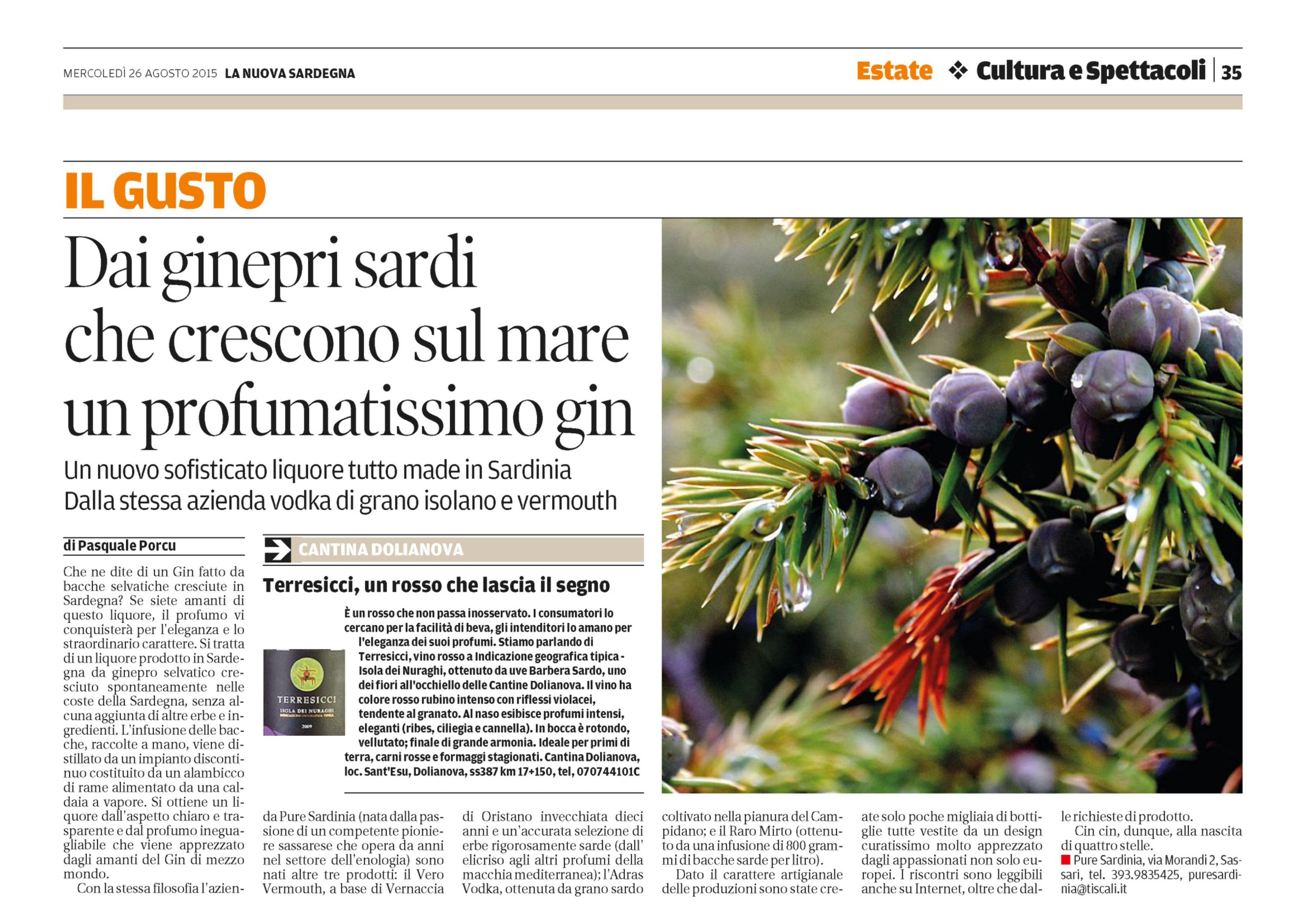 La nuova sardegna pure sardinia